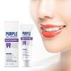 Purple Color Corrector Toothpaste Removal Plaque Stain Dental Bleaching Cleaning Oral Hygiene Fresh Breath Whitening Toothpaste