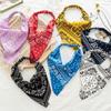 Triangle Bandanas Bandana Print Twisted Headband Hairband Hair Wrap Turban Headwrap Paisley Headwear