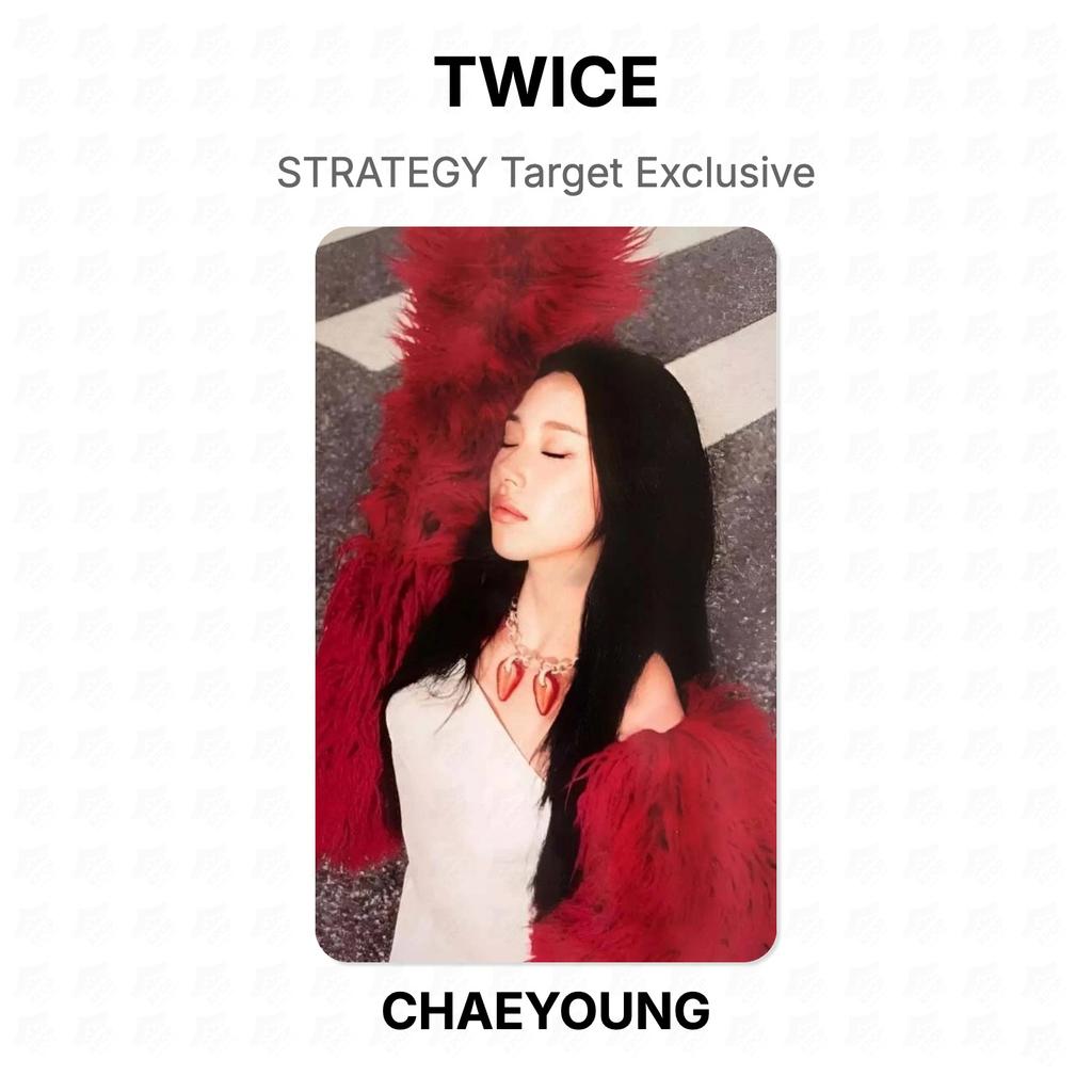 Twice STRATEGY Эксклюзивная официальная фотокарточка Target