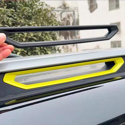 6 шт. Декоративная полоса для багажника на крышу для Chery Jetour TravellerJetour T2 2023 2024 из углеродного волокна и черного цвета