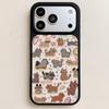 Чехол с мультяшным животным из золотой фольги для iPhone