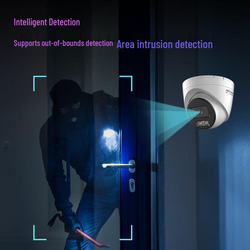 HIKVISION 4MP F1.0 Full-Color PoE Dome Network Camera CN plug (adapter included)