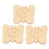 3pcs Jewelry Tray Solid Wood Bracelet Display Tray Decorative Smoothly Bead Bracelet Display Plate