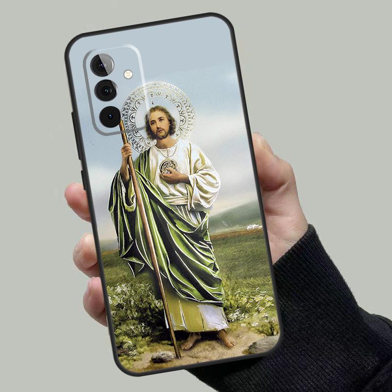 San Judas Tadeo Case For Samsung Galaxy A54 A53 A52 A34 A32 A72 A13 A23 A14 A33 A12 A22 A71 A51 Phone Cover