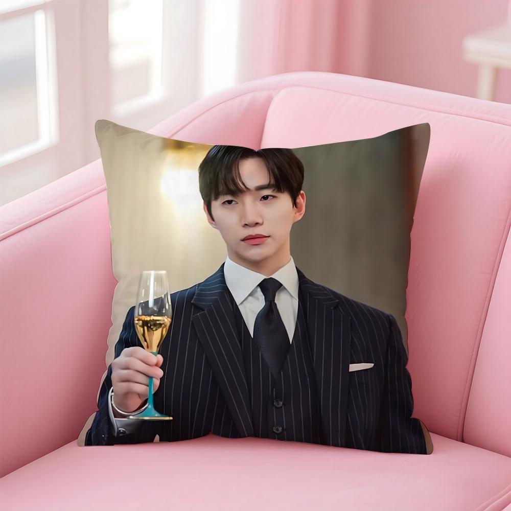singer charismatic JJunho Cushion Cover Pillow Case Soft Skin Friendly Fabric  Concealed Zipper