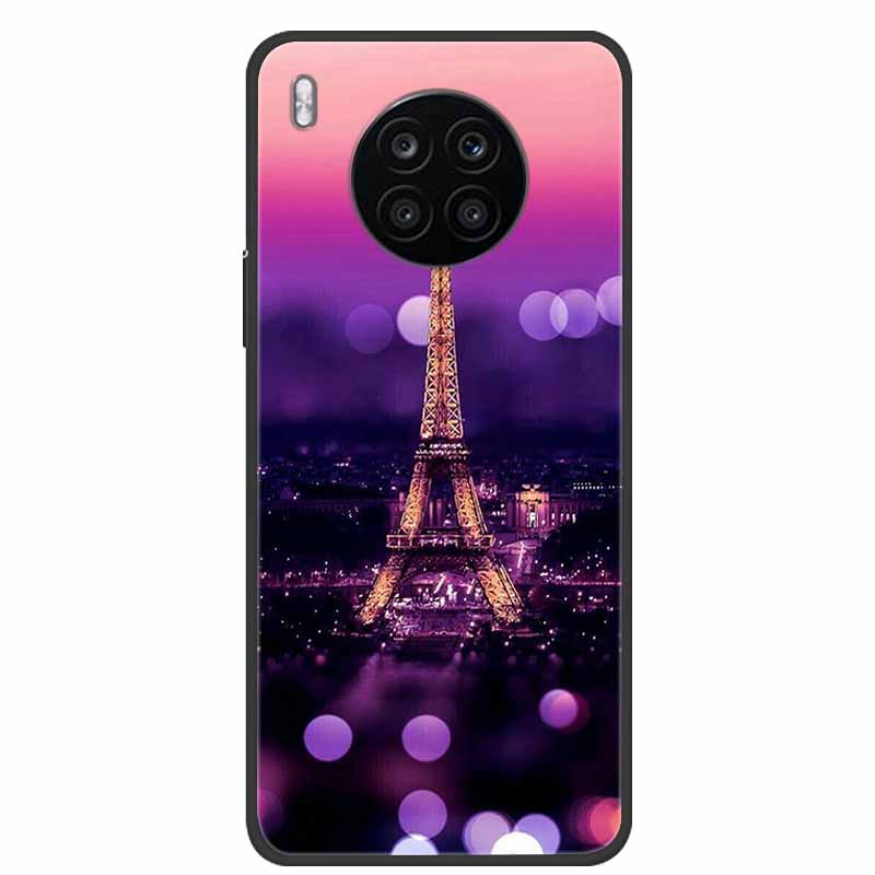 For Honor 50 Lite Case Shockproof Soft silicone TPU Back Cover For Huawei Honor 50 Lite Phone Cases Honor50 Lite Cute Cartoon