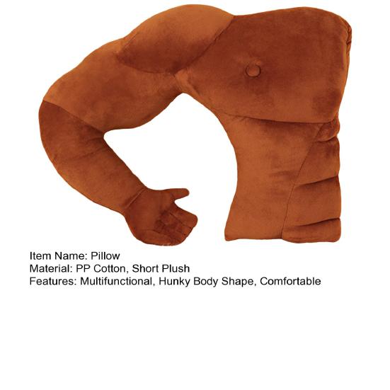 Подушка-рука парня, Забавная поддерживающая подушка-партнер, Подкачанный муж, Компаньон для обнимания, Подушка в форме тела