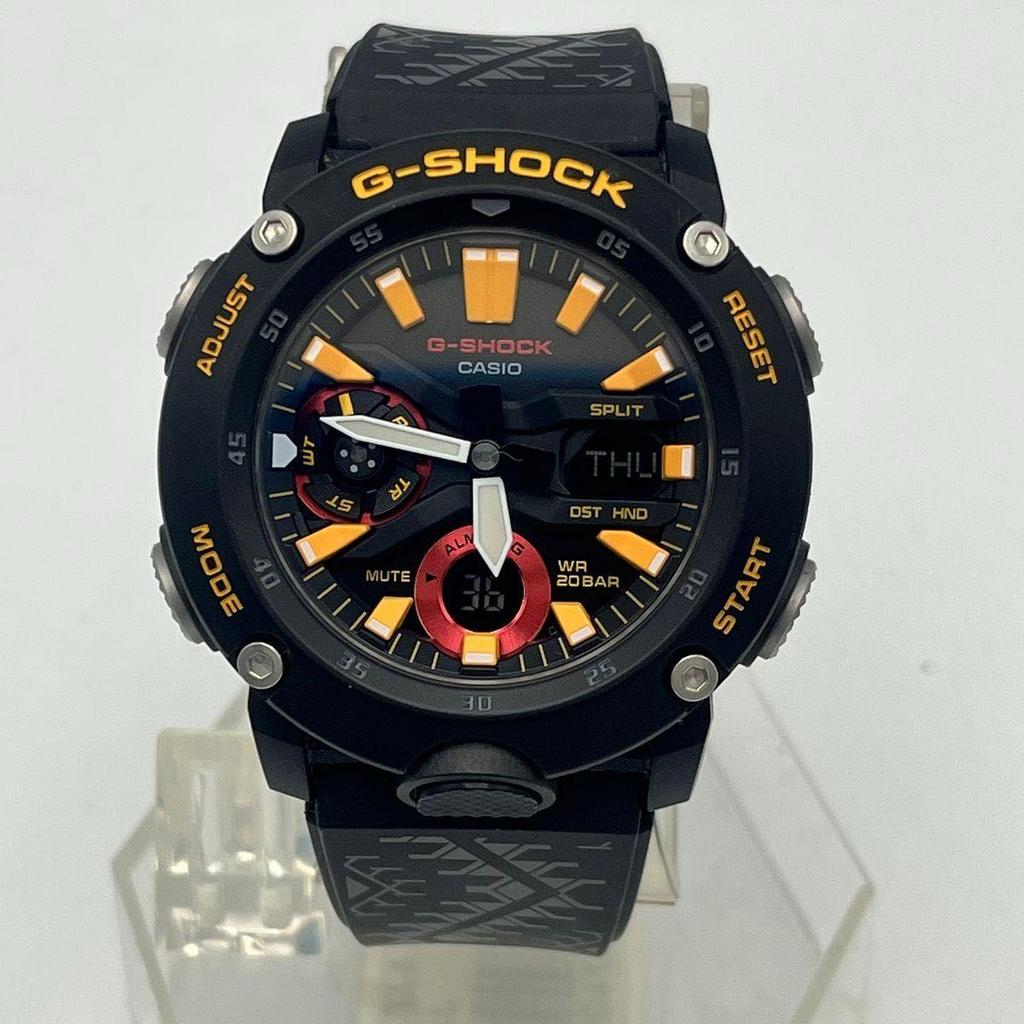 Б/у Рабочий item G-SHOCK GA-2000 Часы Королевство Бутан Специальная модель CASIO Casio Черный Желтый G-Shock