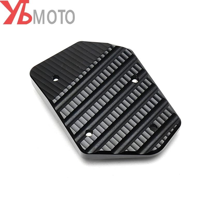 For Yamaha FZ1 FZ 1 2006-2015 FZ6 FZ6R FZ6-S2 2004-2009 Accessories Motorcycle Aluminum Kickstand Foot Side Stand Extension Pad