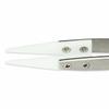 Steel Stainless Ceramic Pointed Tip Tweezer Heat Resistant Antistatic Antiacid