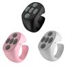 Wireless Bluetooth-compatible Automatic Page Turner Smart Ring Remote Control Fingertip Selfie Video Controller for Mobile Phone
