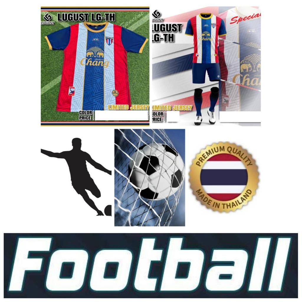 Футболка сборной Таиланда по футболу SOCCER NATION TEAM JERSEY SHIRT HOME FAN с принтом, круглый вырез, унисекс, для мужчин и женщин, быстросохнущая, с коротким рукавом, спортивная форма с логотипом слона