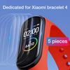 5 шт. Мягкое закаленное стекло для Xiaomi Mi Band 8 7 Смарт-браслет Полное покрытие Защитная пленка для экрана для Xiaomi Miband 7 6 5 4 Стекло