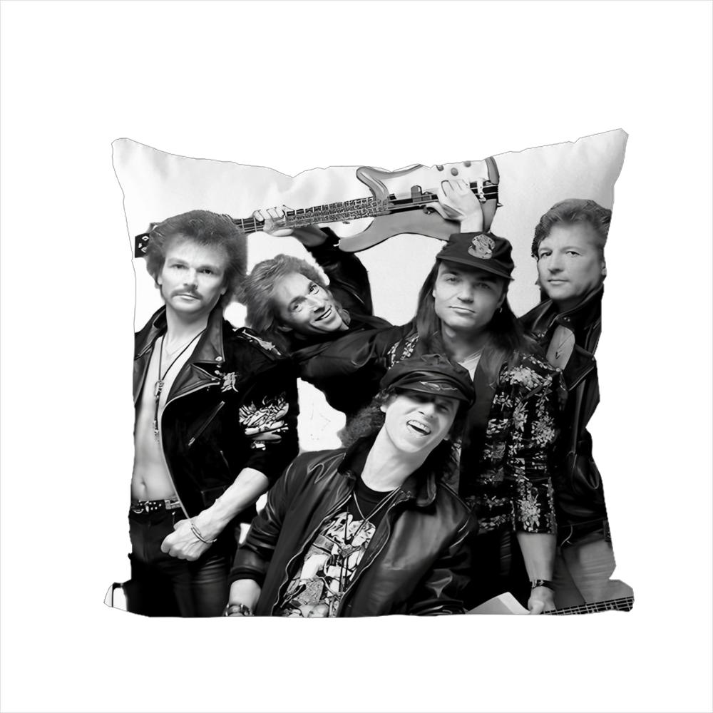 Band SScorpions Pillow Case For Car Sofa Decorative Home Doublesided Print Plush Square Throw Pillow Cushion Cover