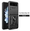 Чехол для Motorola Razr 40 Чехол-бампер Motorola Moto Razr 40 с магнитным кольцом-держателем Бронированный чехол для телефона Слайдер для защиты камеры Задняя крышка