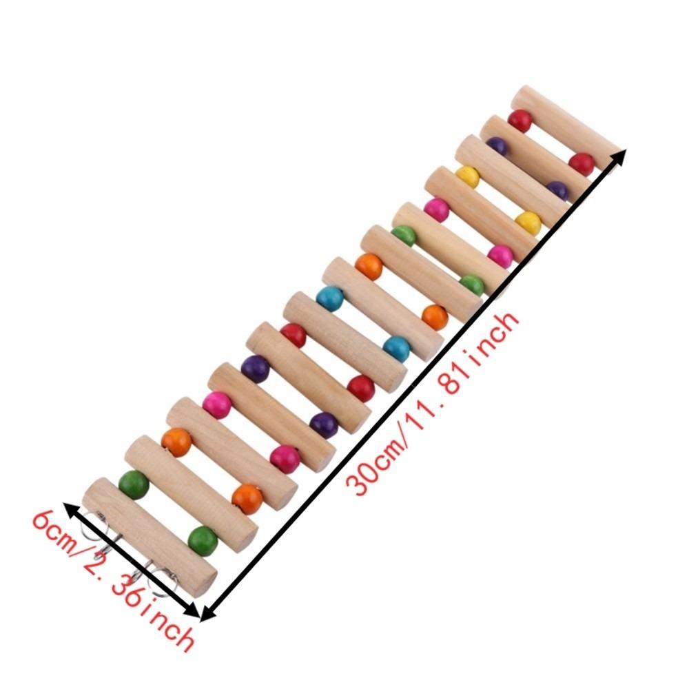 Bendable Structure Wood Climbing Swing Wooden Material Hamster Climbing Toy For Hamster