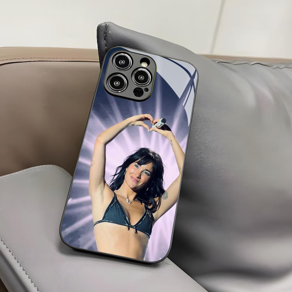 Чехол для телефона Singer A-Aitana Alpha для Iphone 17 Air 16 15 14 12 11 13 Pro Max Mini X Xr Xs Puls Черное Стеклянное Покрытие