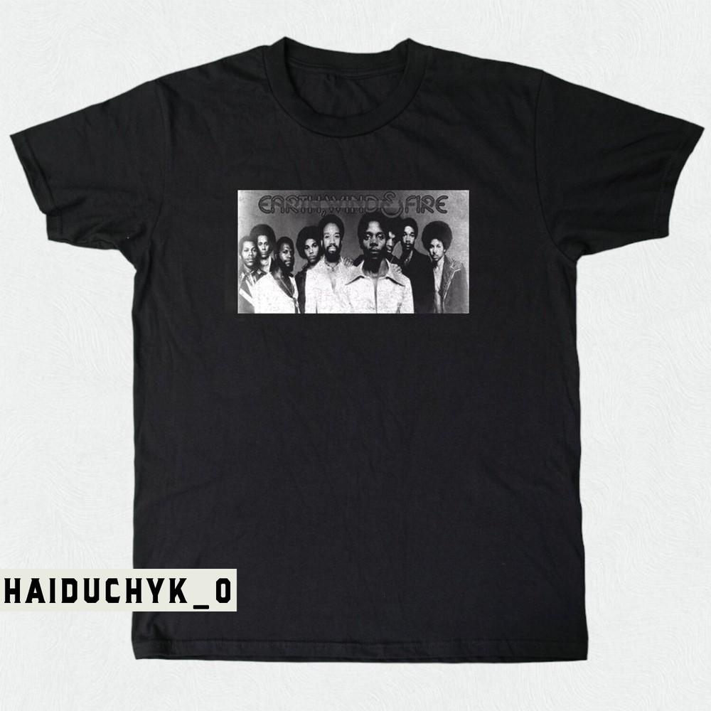 New Earth Wind and Fire Unisex Black T-shirt S-5XL Unisex T-Shirt