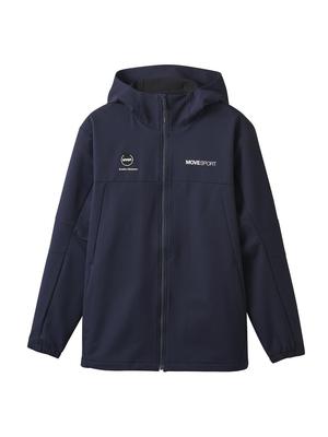 Худи с полной молнией DESCENTE HEATNAVI Softshell с логотипом на спине NV O