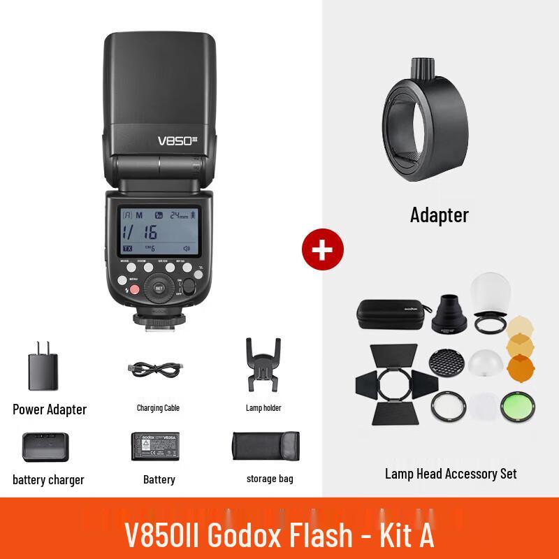 Godox V850III Speedlight Flash with S-R1 & AK-R1 Kit