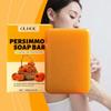 Persimmon Fruity Aroma Honey Bath Soap Bar,Reduce Mature Skin Elderly Odor,Face Body Gentle Cleansing Refreshing Moisturizing