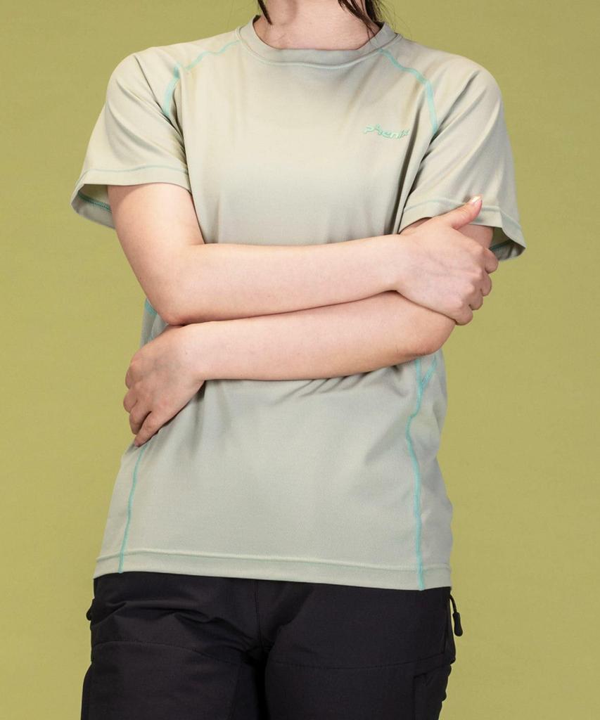 Phoenix Crew Neck Short Sleeve in Mist Green Women's T-Shirt (PH4100)