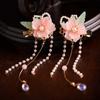 Flower Hanfu Hair Stick Pearls Butterfly Hair Comb Chinese Style Hairpin Set  Wedding Photos