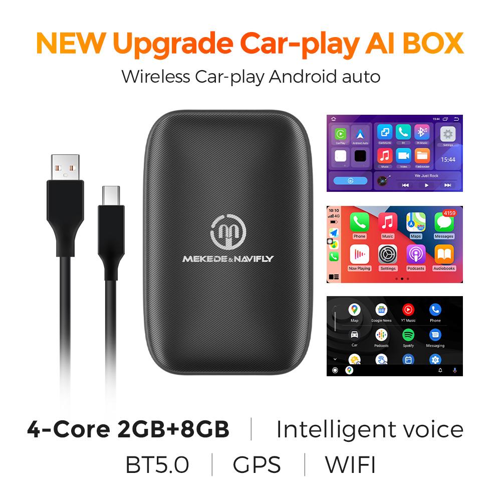 Адаптер USB Wire to Wireless Carplay Android Auto с функцией Plug and Play для интеллектуальных систем автомобиля Ai BOX Поддержка Netflix YouTube Spotify