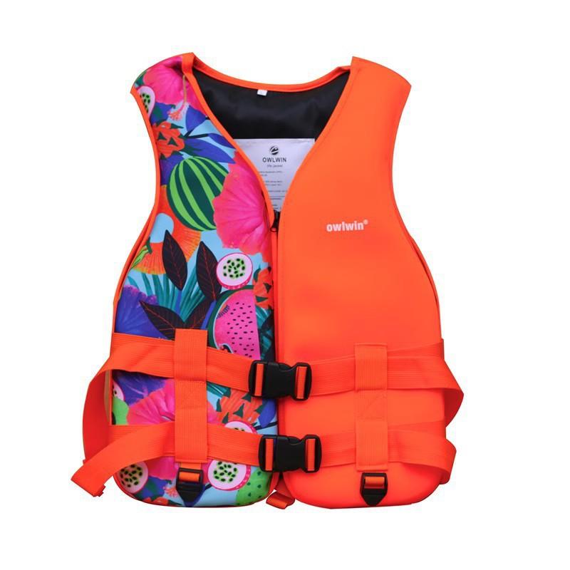 Adult Kids Life Jacket Portable Surfing Diving Water Sports