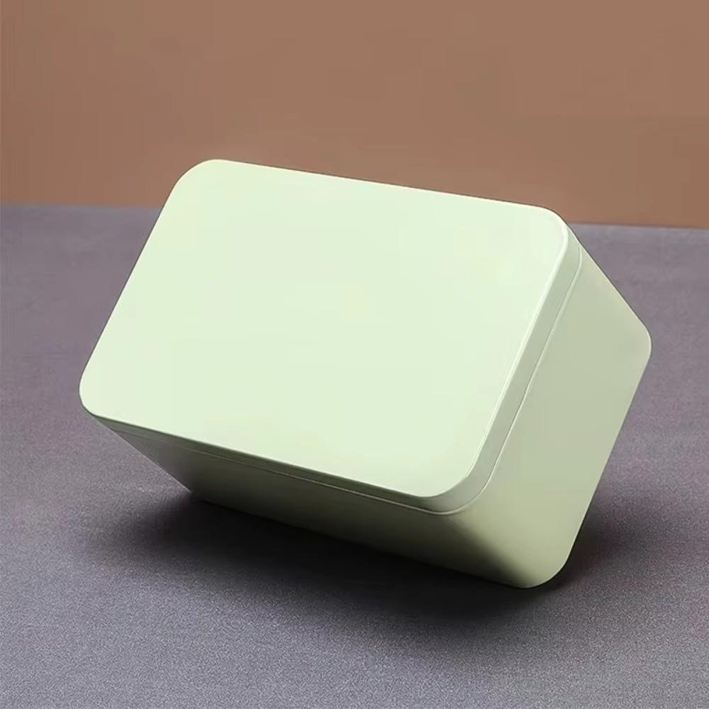 Solid Color Tea Container Square Empty Cans Gift Jars Card Box  Home Storage