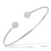 [Q1068] - Silver Bracelet 'Sissi' Silver White (rhodium-plated) - 55x50 Mm 7 Mm