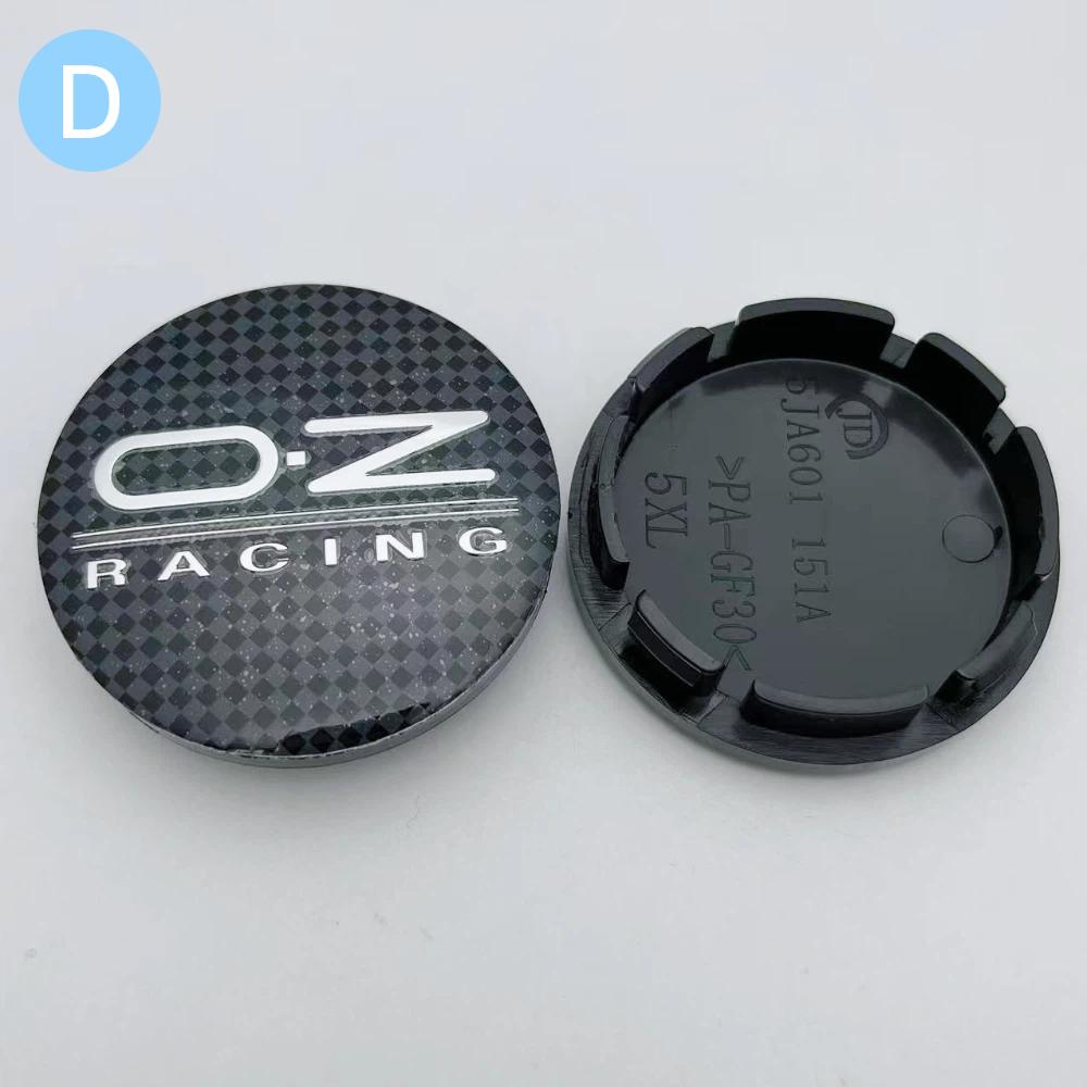 4 шт. 56 мм Центральные колпачки на диски автомобиля с логотипом OZ O.Z Racing Заглушки ступицы колеса Автомобильные колпаки на ступицу Замена Автоаксессуары