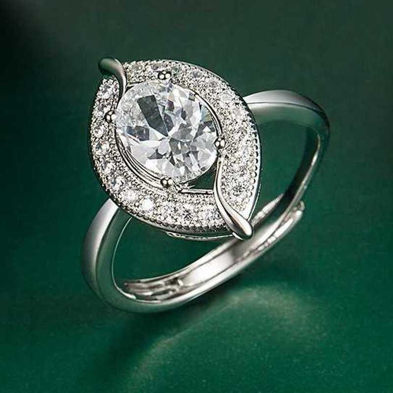 Sace Gems Классическое кольцо из медного сплава с цирконом, женские ювелирные изделия, свадебный подарок для вечеринки