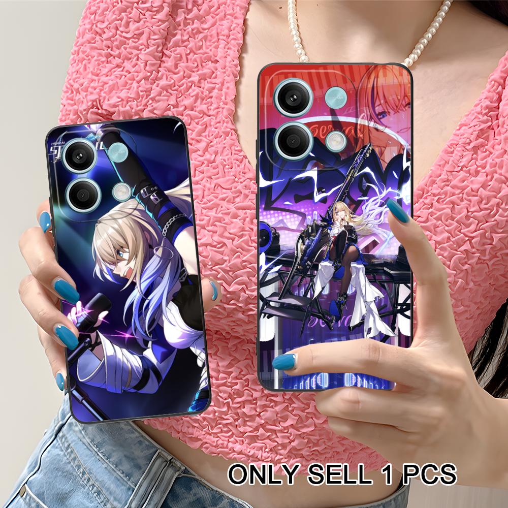HSR Serval Матовый ТПУ Чехол для Мобильного Телефона для Xiaomi Redmi Note 14 13 12 11 S Pro Plus 4G 5G Цветная Печать Обложка