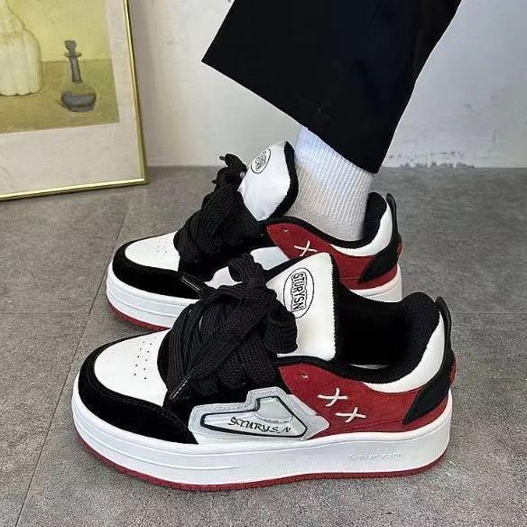 Гонконгский стиль, нишевый дизайн, чувство, звездные кеды, инс супер огонь, толстая подошва, универсальные, спортивные, повседневные, нравственное воспитание, дети