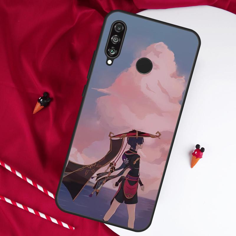 Чехол Scaramouche Genshin Impact для Huawei Nova 12s 11i 12i 10 9 SE 5T Y91 Y90 Y60 Y70 Y72 Y61 P20 P40 P30 Lite P60 Pro
