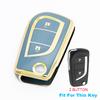 2/3/4 кнопки для Toyota Auris Corolla Reiz Avensis Verso Yaris Aygo Rav4 Scion TC IM TPU чехол для ключа автомобиля крышка пульт оболочка брелок