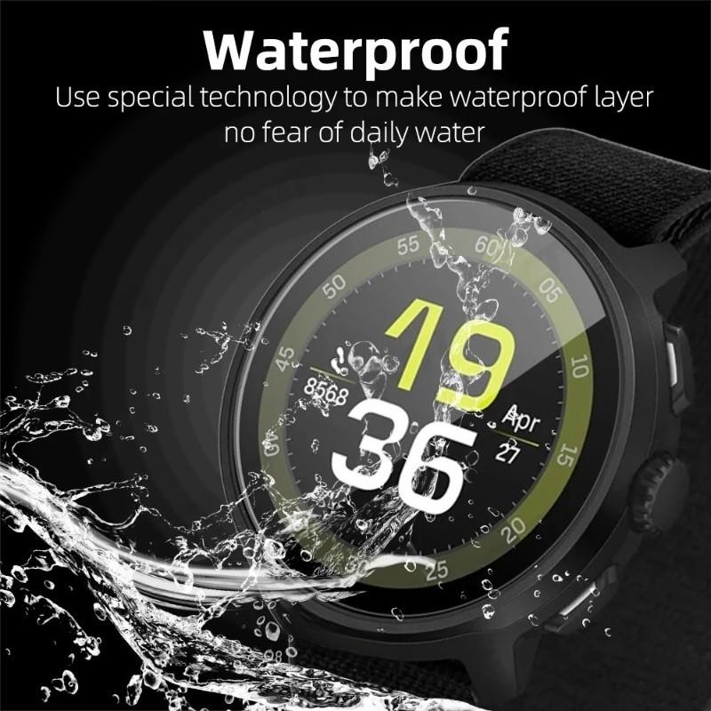 9H Tempered Glass Film for SUUNTO Run, Premium Screen Protector Durable HD Clear Anti-scratch Protection Film for SUUNTO Vertical