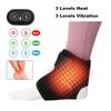 Electric Heating Ankle Pads, Pain Relief And Ankle Warmth, Foot Protection And Massage Belt