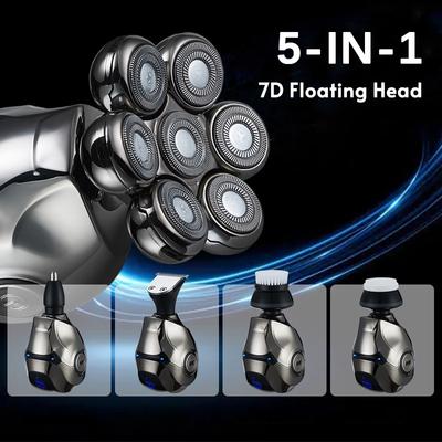 Многофункциональный инструмент для бритья с семью лезвиями, машинка для стрижки волос, электробритва