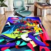 1pc UFO Robot Grendizer4 Design Area Rug - Non-Slip, Soft & Cozy Floor Mat for Living Room, Bedroom, Office - Indoor/Outdoor Decorative Carpet