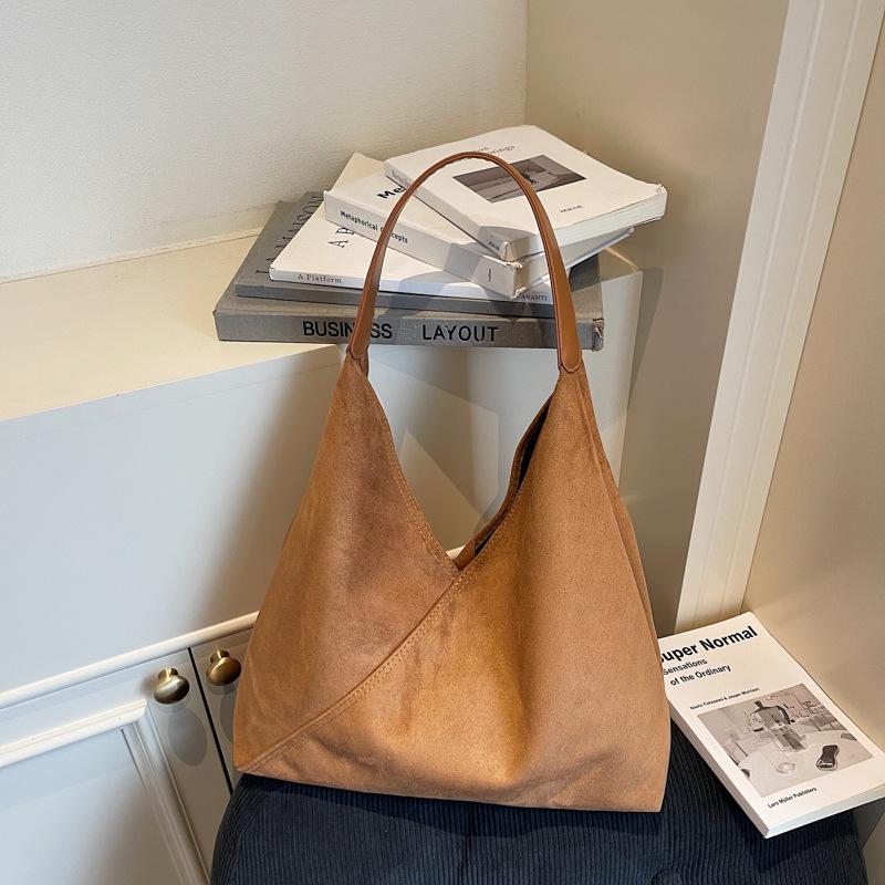 Изысканная и универсальная модная вместительная сумка-шоппер на плечо для поездок на работу, ощущение высокого класса, новая женская сумка-тоут осень 2025 года