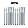 10Pcs/Box WellCK FG Dental Carbide Burs Dia 1.6mm For High Speed Tungsten Steel Burs FG330 FG556 FG245 FG34