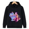 New Autumn and Winter Fashion Demon Hunter Anime Children's Hoodie, Cute and Beautiful Girls, Warm and Comfortable, Loose and Versatile Top