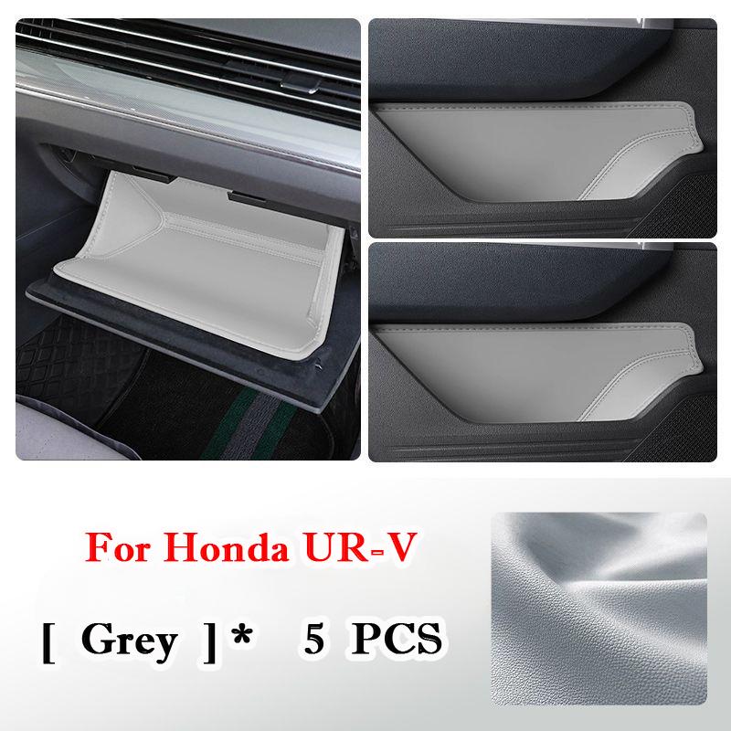 For Honda UR-V URV -2025 Door Side Storage Box leather Front Rear Door Handle Organizer Tidying Car Door Slot Accessories