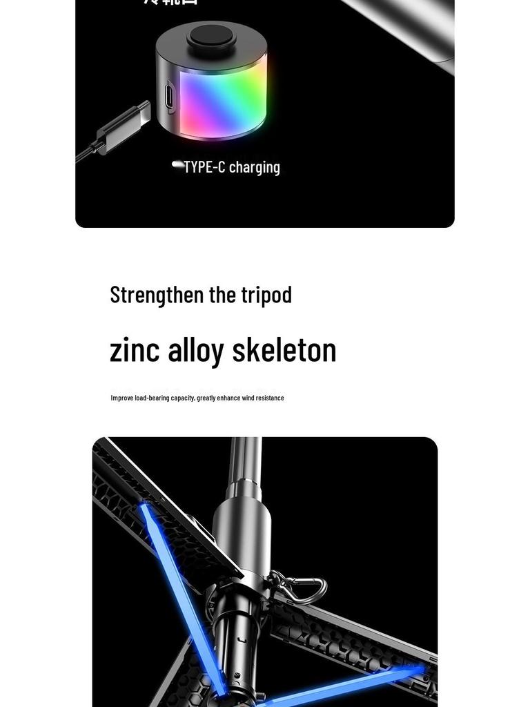 Diudiu Retractable Bluetooth Selfie Stick Tripod for Live Streaming & Photography.