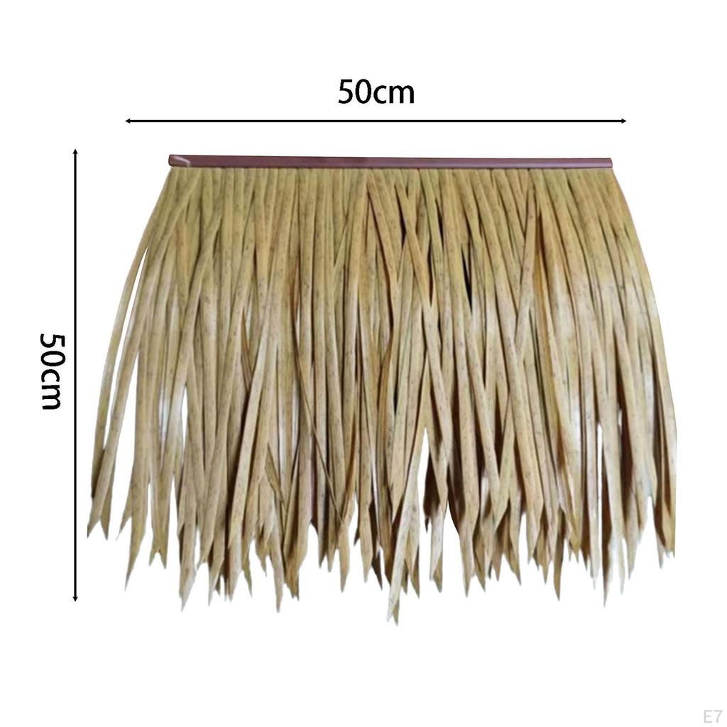 20x20inch Artificial Grass Roof Thatch Bar Hut for Outdoor Themed Roofs Accessories Patio