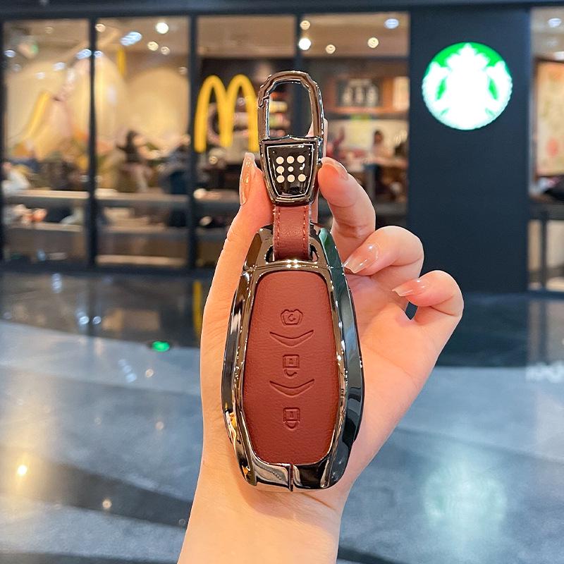 Синий Электрический Чехол для Ключа E5plus для Автомобильного Ключа Dongfeng Seres E5 Plug-in Hybrid DE-i