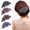Accessories Women's Fashion Durable Flexible Hairgrip Rhinestone Hair Clip Hairpins Crystal Flower