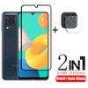 2in1 Tempered Glass + Camera Lens Protective Film For Samsung Galaxy A32 5G A52 A72 A12 A22 M12 M22 M32 M21 M31 A02 A02S M02 M02S Protective Glass